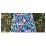 Hand Quilted and Machine Quilted Quilt 76"x74"