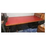 Vintage Laminate Top Metal Base Table L66 x w 23