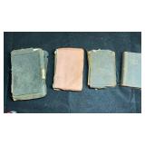 Bible Lot Handwriting Worn Covers