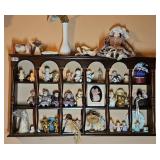 Curio Shelf Figurines and Contents