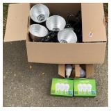 Clamp Light Fixture and Grow Light Bulbs