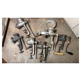 Meat Grinder (5) & Grain Grinder (1) Lot