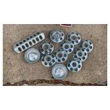 Galvanized Chick Feeders Lot