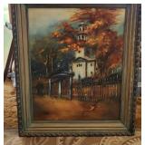 31"x 37" Canvas Framed Painting by Terry Webb