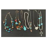 Necklace Lot Costume Jewelry