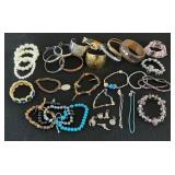 Bracelet Lot Snake Cuff Enamel Jewel Horse Charms