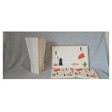 Vintage MCM 1950S-60 Vase Contempo Paperware