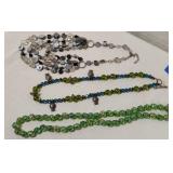 Vintage Necklaces Costume Vintage Green