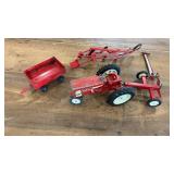 Toy International Disc Hay Mower Wagon Farmall