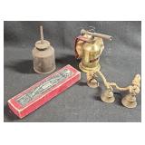 Oiler Brass Fulton Torch Brass Bell Irwin Bit Lot