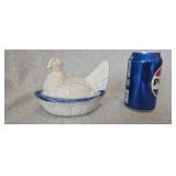 Gray/Blue Hen on Nest (5.5 inch)