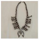 Vintage Navajo Unmarked Sterling Squash Blossom