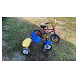 Radio Flyer Steer Stroll Tricycle and Small Bike