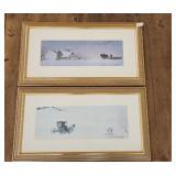 Steve Polomchak Signed  Amish Prints  w27x h15