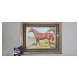 Metal Framed Tray Horse 21 x 17