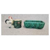 Vintage Rooster Planter UPCO USA