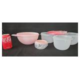 NEW Tupperware Nesting Mixing Bowl Lot 5 Bowls 4
