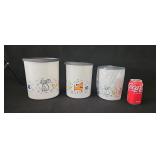 NEW Tupperware TupperPets One Touch Canister Set