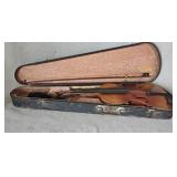 Antique Violin Copy of Stradivarius with Wooden