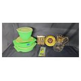 Tupperware Lot Lettuce Saver Glass and