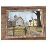 Barn Framed Print 19.5 x 25.5 Farm Fall Barn