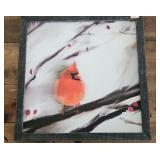 Barn Frame 25" Square Cardinal Winter