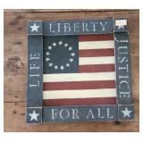 Americana 17" Square Wall Hanging