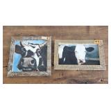 Barn Frame Prints Cow Farm 16 x 10 & 13.5" Square
