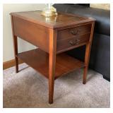 MCM Single Drawer Side TableW17 H24 D23