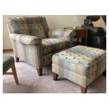 Temple Furniture Oversize Chair & Ottoman (some