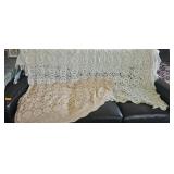 Crocheted Tablecloths 72 x 55 Oval is 44 x 57