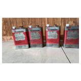 Coleman Fuel Mostly Full 4 Cans 1 Gallon Each