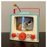 Vintage Peek A Boo Screen Wind Up Toy