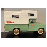 Tonka Vintage Metal Camper Truck Toy Vehicle Blue