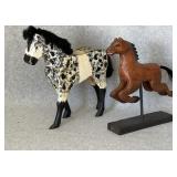 Hand Carved Wooden Horses