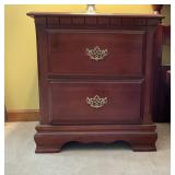 End Table with 2 Drawers 22 x 18 x 24H