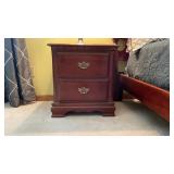 End Table with 2 Drawers 22 x 18 x 24H