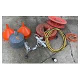Large Funnels Galvanized Plastic and Extension