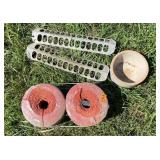 Cottage cheese Crock Poly Twine Lot