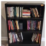 Bookshelf and Contents (Faux Wood) W31.5 H42 D11