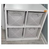 White Ipen Shelves w/ Baskets