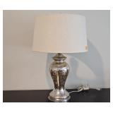 Silvertone Lamp w/ Shade Dia14 H25