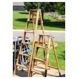 Ladder Lot Wooden 6