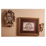 Angelic Cherub Decor Wall Clock