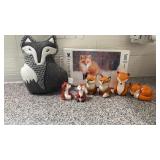Fox Door Stop Salt Pepper Puzzle