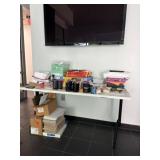 Office Supplies (White table not included)