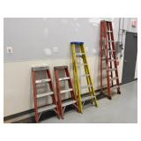 Fiberglass Step Ladders (Qty 4)