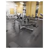 Decline Olympic Bench With Plate Storage