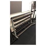 Set of 40 Dumbbells With Rack