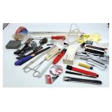 Boeing Letter Opener, Staple Gun, Shoe Laces, SKF